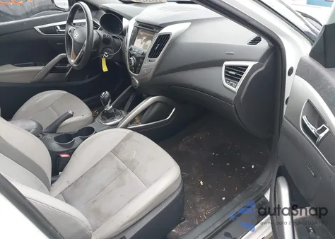 2013 Hyundai Veloster Base W/Gray из США, поврежденный, VIN KMHTC6AD9DU145590